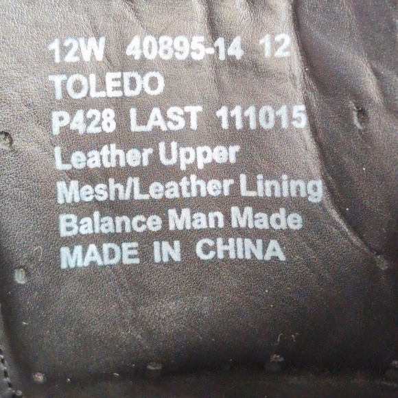 Drew Classic Black Men's Support Shoes - Picture 9 of 10